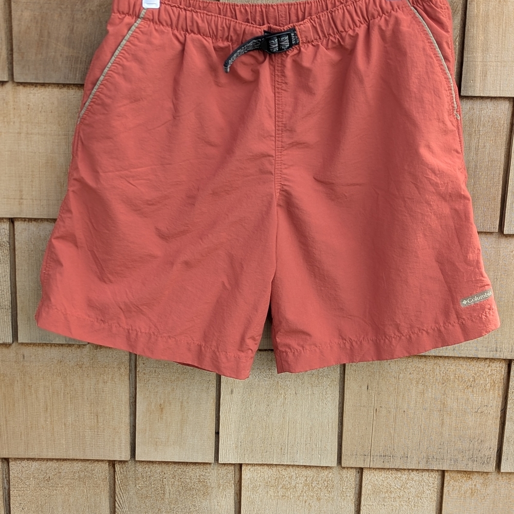 Mens Coral Outdoor Shorts with Drawstring